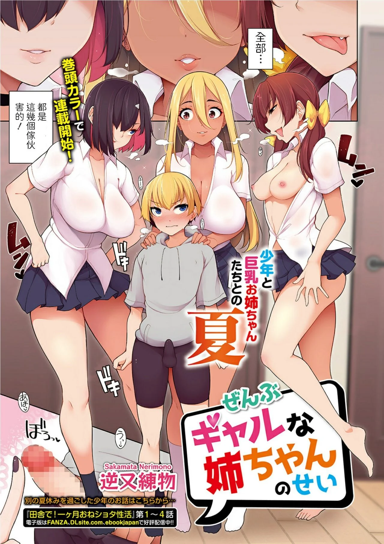 [逆又練物] ぜんぶギャルな姉ちゃんのせい (コミック刺激的SQUIRT!! Vol.19) [中国翻訳] [DL版]